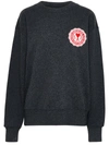 Ami Alexandre Mattiussi Ami Paris Ami De Coeur Monogram Jumper In Grey