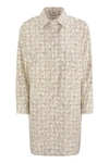Max Mara Bevanda - Long-sleeved Cotton Dress In Cream