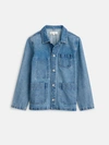 Alex Mill Britt Denim Chore Jacket In Vintage Wash