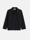 Alex Mill Britt Work Jacket In Recycled Denim In Washed Black
