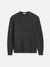 Alex Mill Donegal Crewneck Sweater In Charcoal