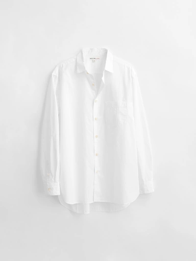 Alex Mill Easy Shirt In Paper Poplin In White