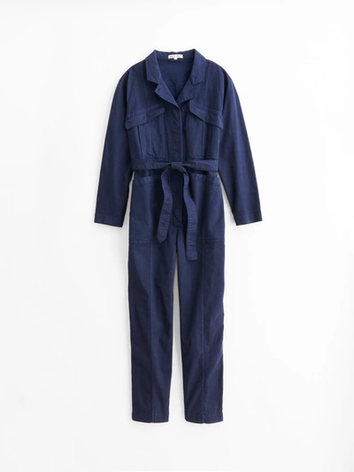 Alex Mill Expedition Jumpsuit In Washed Twill In Deep Navy