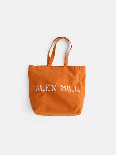 Alex Mill Garment Dyed  Tote In Turmeric