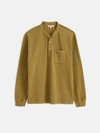 Alex Mill Jersey Henley In Khaki