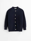 Alex Mill Nico Chunky Cardigan In Dark Navy