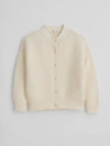 Alex Mill Cable Knit Nico Chunky Cardigan In Ivory
