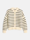 Alex Mill Elle Striped Sweater In Cotton Linen In Ivory/navy