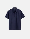 Alex Mill The Standard Polo In Slub Cotton In Navy
