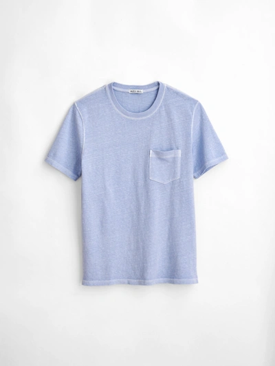 Alex Mill Pocket T-shirt In Calm Blue