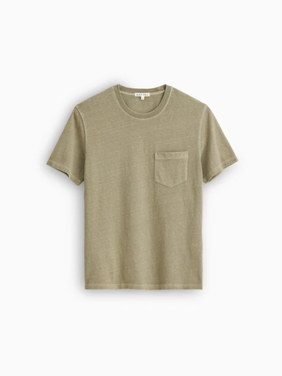 Alex Mill Vintage Wash Pocket Tee In Bay Leaf