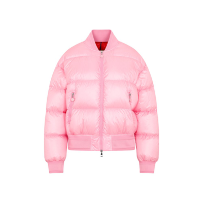 Moncler Merlat Bomber Jacket In Pink