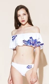 VISUAL MOOD IRIS OFF-SHOULDER BIKINI SET