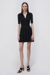 Simkhai Signature Patricia Polo Dress In Black