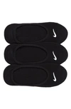 Nike 3-pack No-show Socks In Black