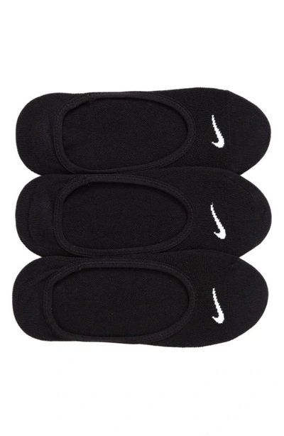 Nike 3-pack No-show Socks In Black