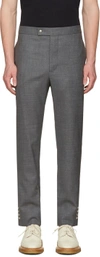 MONCLER Grey Button Cuff Trousers,10030/00 10173