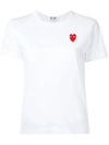 Comme Des Garçons Play Comme Des Garcons Play White Small Heart T-shirt In 2 White