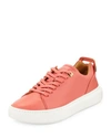 BUSCEMI WOMEN'S 50MM LEATHER LOW-TOP SNEAKER,PROD206280173