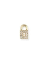 SYDNEY EVAN 14K DIAMOND LOCK SINGLE STUD EARRING,PROD198820142