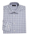 THEORY DOVER PLAID DRESS SHIRT,0400093902215