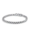David Yurman Men's Sterling Silver Box Chain Bracelet