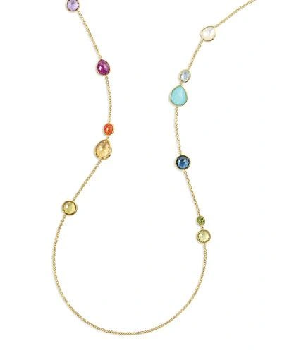 Ippolita 18k Rock Candy&reg; Mixed Stone Long Necklace In Summer Rainbow, 40" In Multi