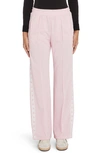 Golden Goose Dorotea Star Collection Track Trousers In Rose Shadow / White