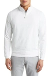 Peter Millar Perth Loop Quarter Zip Performance Pullover In White