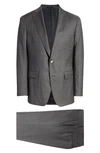 Peter Millar Excursionist Flex 150s Suit In Gale Grey