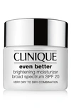 CLINIQUE EVEN BETTER™ BRIGHTENING MOISTURIZER SPF 20, 1.7 OZ