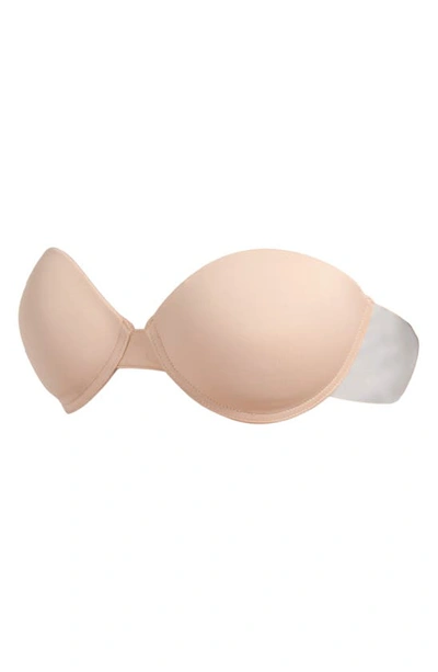 FASHION FORMS GO BARE ULTIMATE BOOST BACKLESS STRAPLESS REUSABLE ADHESIVE UNDERWIRE BRA