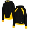 Shop Starter Black Boston Bruins Wishbone Half-zip Hoodie