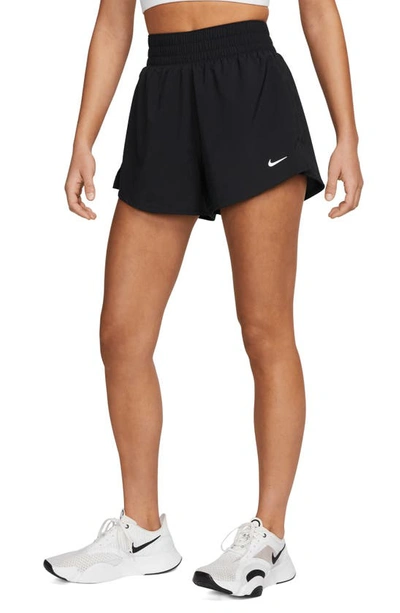 NIKE NIKE ONE DRI-FIT HIGH-WAISTED 3-INCH 2-IN-1 SHORTS