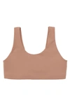 Nike Alate All U Big Kids' (girls') Sports Bra In Brown