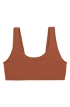 Nike Alate All U Big Kids' (girls') Sports Bra In Brown