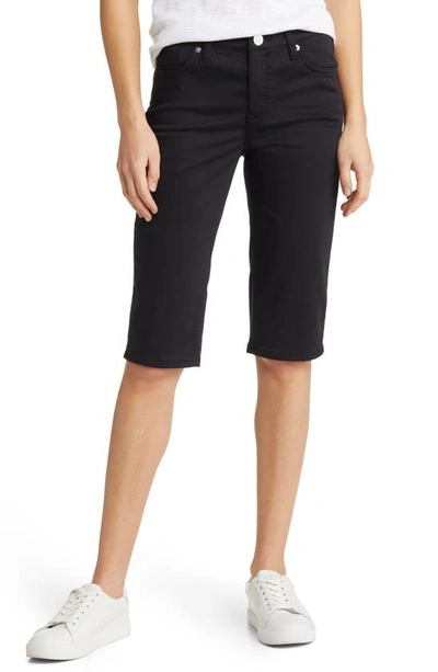 Tommy Bahama Boracay Beach High Waist Bermuda Shorts In Black