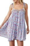 Free People Intimately Fp Rule The World Pajama Romper In Jazzberry Combo