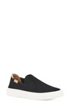Ugg Alameda Leather Slip-on Sneakers In Black