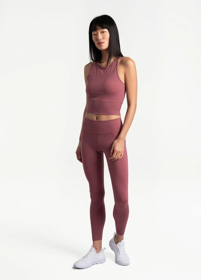 Lole Comfort Stretch Ankle Leggings In Thistle