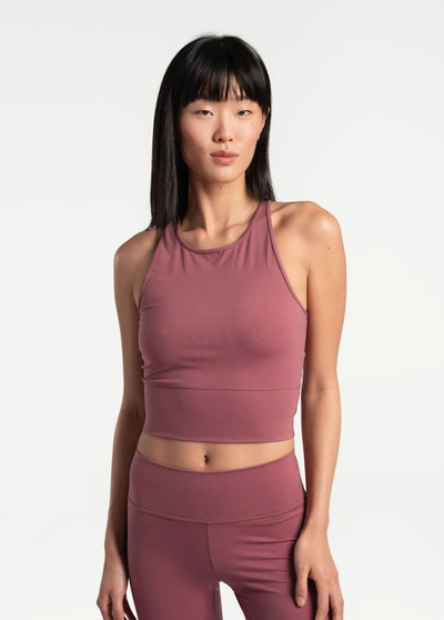 Lole Comfort Stretch Tank Top In Thistle