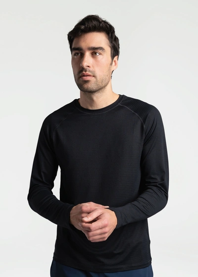 Lole Jasper Long Sleeve In Black Beauty