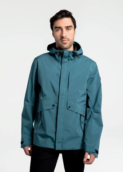 Lole Steady Rain Jacket In Arctic Blue