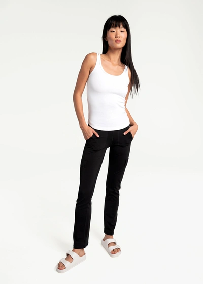 Lole Step Up Cargo Pants In Black Beauty