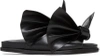 CEDRIC CHARLIER Black Bow Birks Sandals