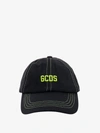Gcds Baseball Cap With Fluo Logo In Black