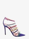 Gianvito Rossi Mirage Strappy Heeled Sandals In Multicolor