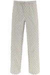 ANDERSSON BELL ANDERSSON BELL GEOMETRIC JACQUARD PANTS WITH SIDE OPENING