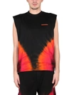 Dsquared2 Flame Iron Tank T-shirt In Multicolor