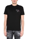 Dsquared2 Amore I Love You Cotton Jersey T-shirt In Nero